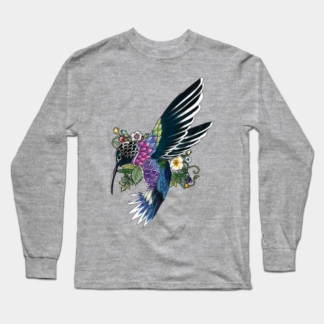 Humming Along Long Sleeve T-Shirt by Shadowsantos